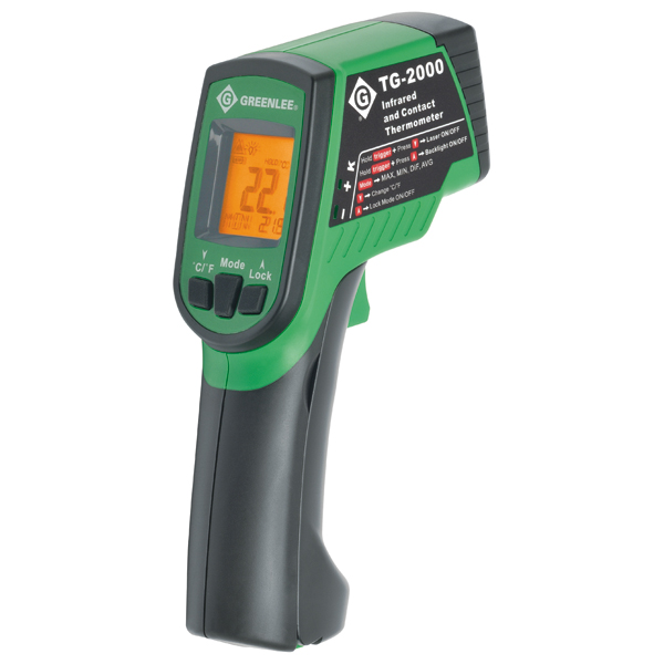 Infrarot-Thermometer TG-2000, Dual Laser