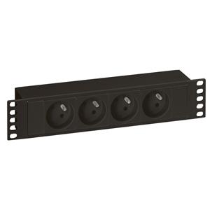 POWER STRIP 4X 2P+E FOR 10" CABINETS