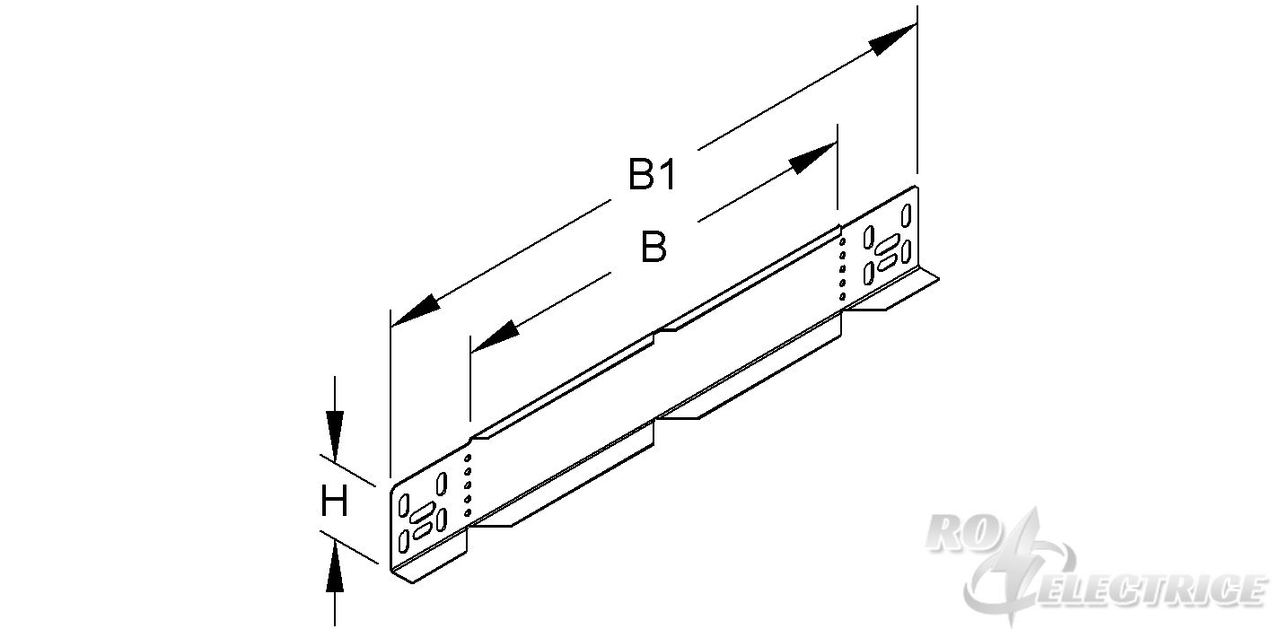 Reduzier-/Abschluss-/Winkelstück für KR, 60x100 mm, Edelstahl, Werkstoff-Nr.: 1.4301, 1.4303, inkl. Zubehör