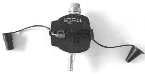 Conector unipolar de derivatie cu dinti pentru cabluri de joasa tensiune autoportante