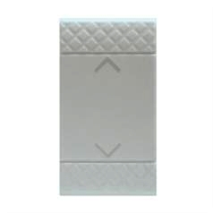 PUSH BUTTON FOR SHUTTERS - SINGLE POLE 10A GREY