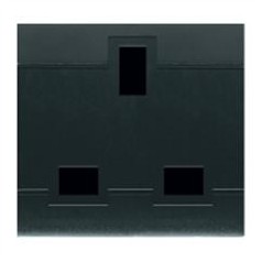 SOCKET BRITISH BS1363 2P+E 13A ANTHRACITE