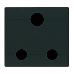 SOCKET BRITISH BS546 2P+E 15A ANTHRACITE
