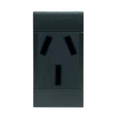 ARGENTINIAN STANDARD SOCKET ARGENTINE 2P+E 10A ANTHRACITE