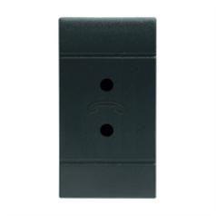 TELEPHONE OUTLET 2P ANTHRACITE