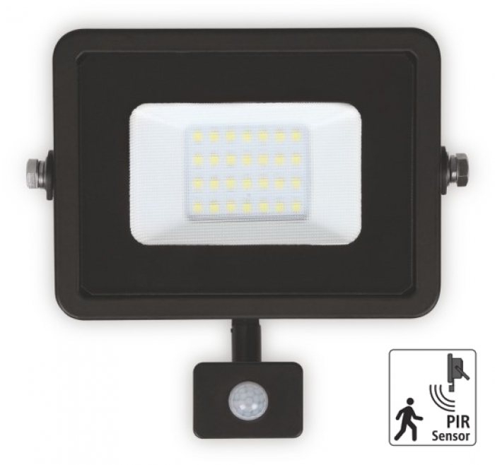 LED floodlight with PIR sensor
