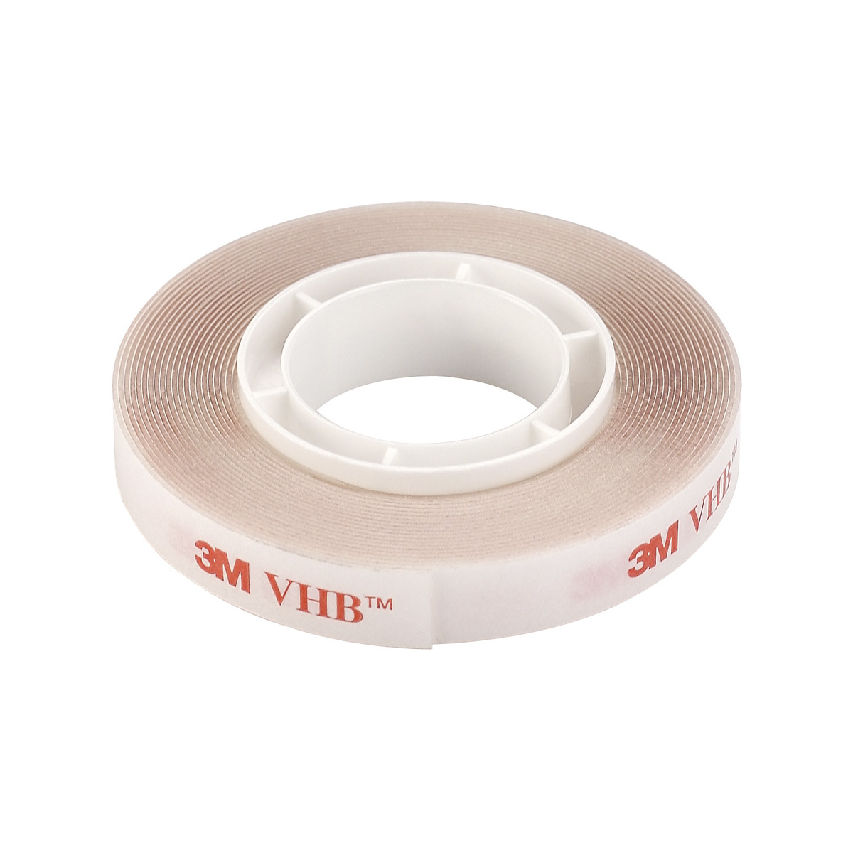 Double side adhesive tape 9mm, transparent, 3m