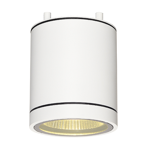 ENOLA_C OUT CL ceiling lamp,round, white, 9W LED, 3000K, 35°