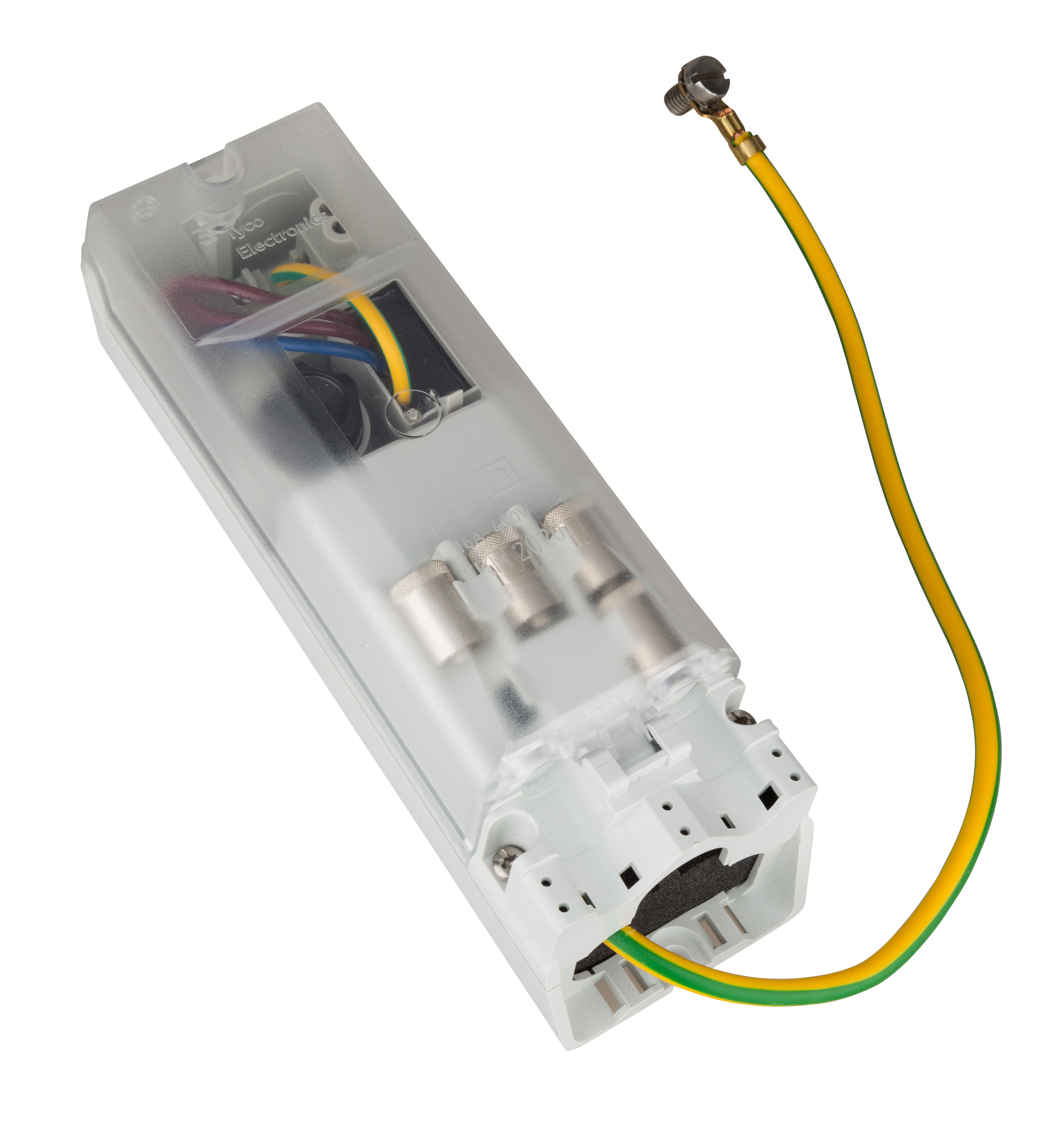 EKM 2020 Pole fuse box with SPD T2 + T3 for cable 5x16