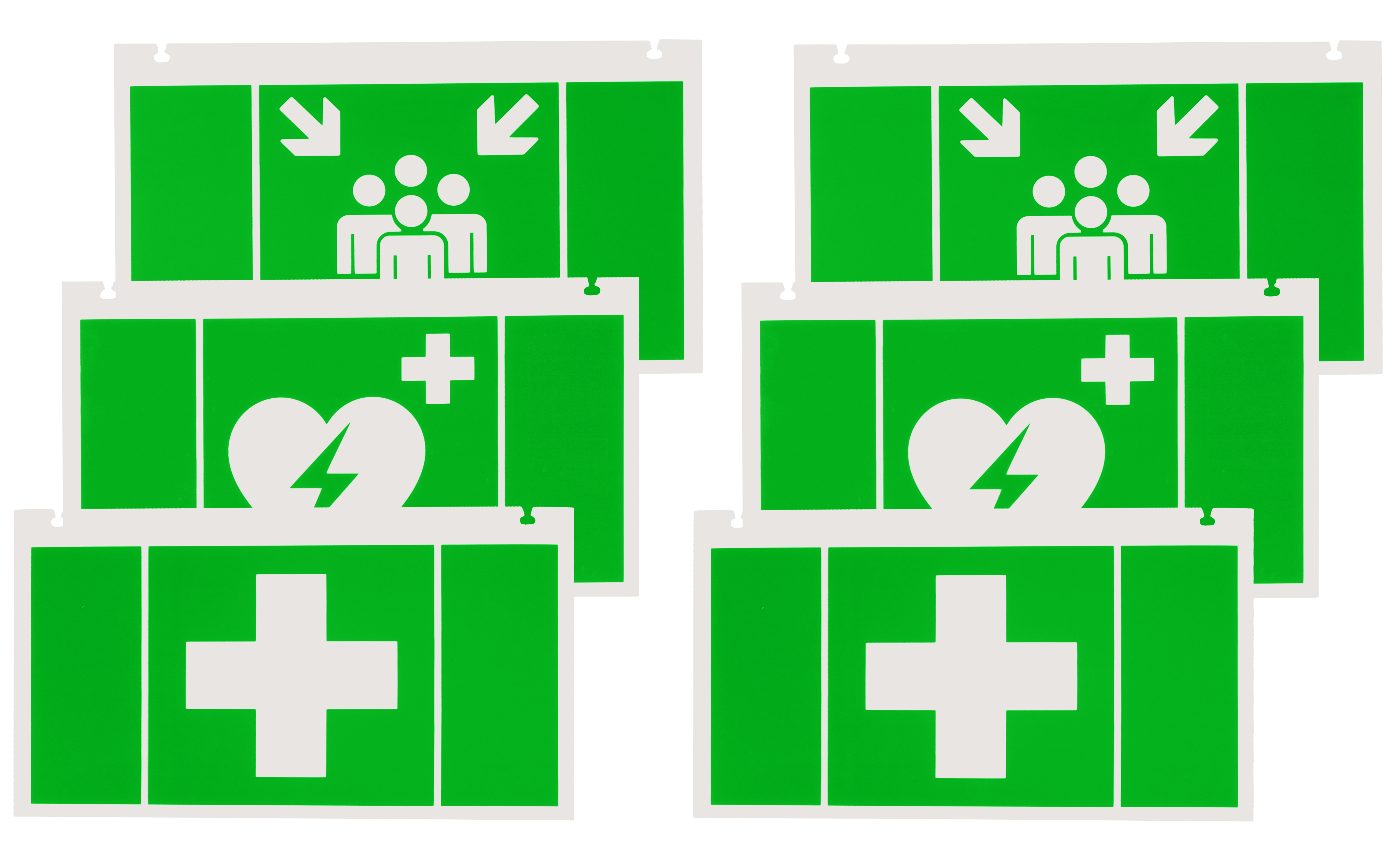 Pictograph set (3x2 pcs.) "first aid"  for NLKSC..