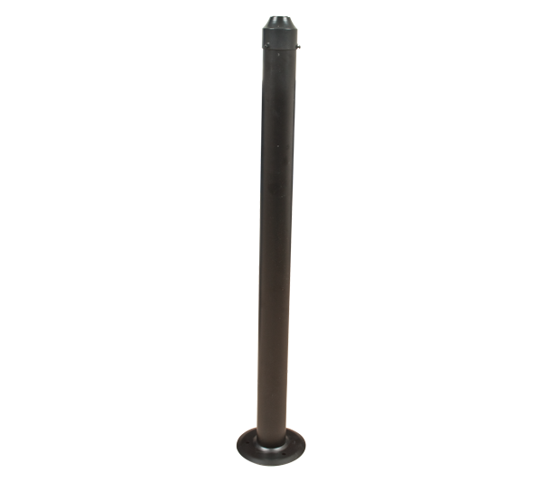 Stalp metalic SP100 , 1M diam. 60mm negru