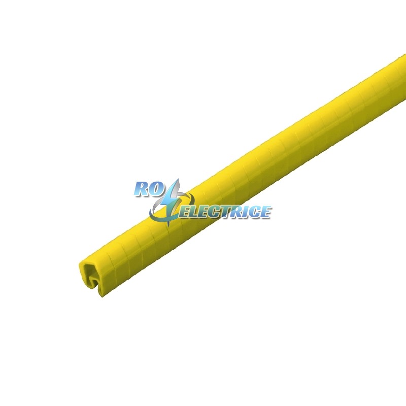 CLI C 2-4 GE NE CD; Conductor markers, 4 x 6.9 mm, PVC, soft, without Cadmium, Colour: Yellow