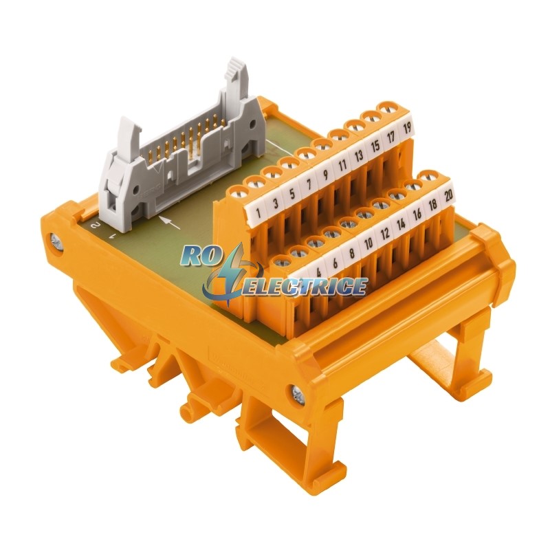 RS F20 LP2N 5/20; Interface, RSF, Connector according IEC60603-13/DIN41651, 20-pole, Screw connection