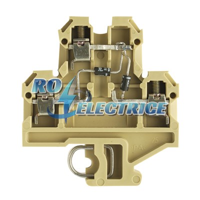 DK 4/32 2D CSA A2; SAK Series, Component terminal, Double-tier terminal, Rated cross-section: 4 mm?, Screw connection, 