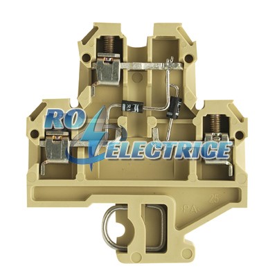 DK 4/32 2D A1; SAK Series, Component terminal, Double-tier terminal, Rated cross-section: 4 mm?, Screw connection, 