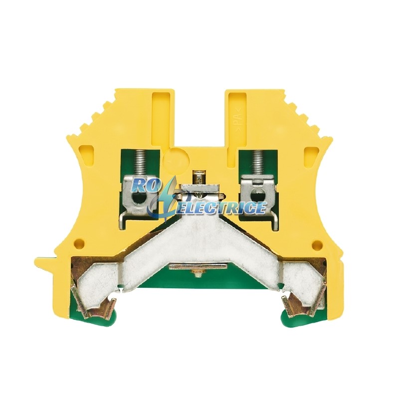 WPE 2.5; W-Series, PE terminal, Rated cross-section: 2.5 mm?, Screw connection, Direct mounting