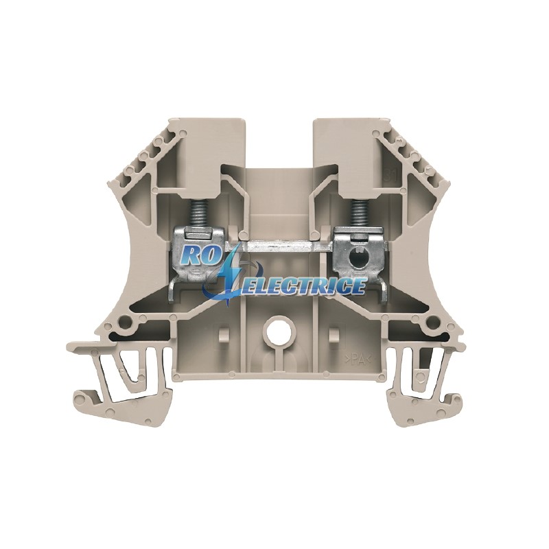 WDU 4; W-Series, Feed-through terminal, Rated cross-section: 4 mm?, Screw connection, Direct mounting