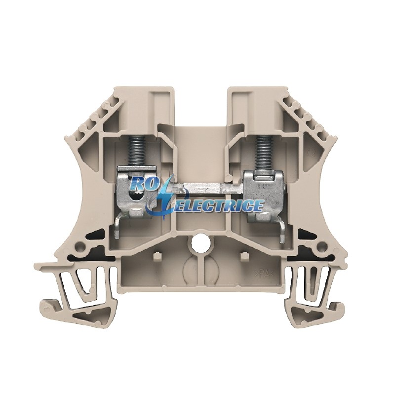 WDU 6; W-Series, Feed-through terminal, Rated cross-section: 6 mm?, Screw connection, Direct mounting