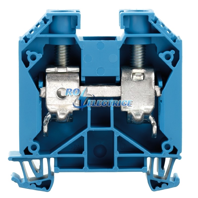 WDU 35 BL; W-Series, Feed-through terminal, Rated cross-section: 35 mm?, Screw connection, Direct mounting