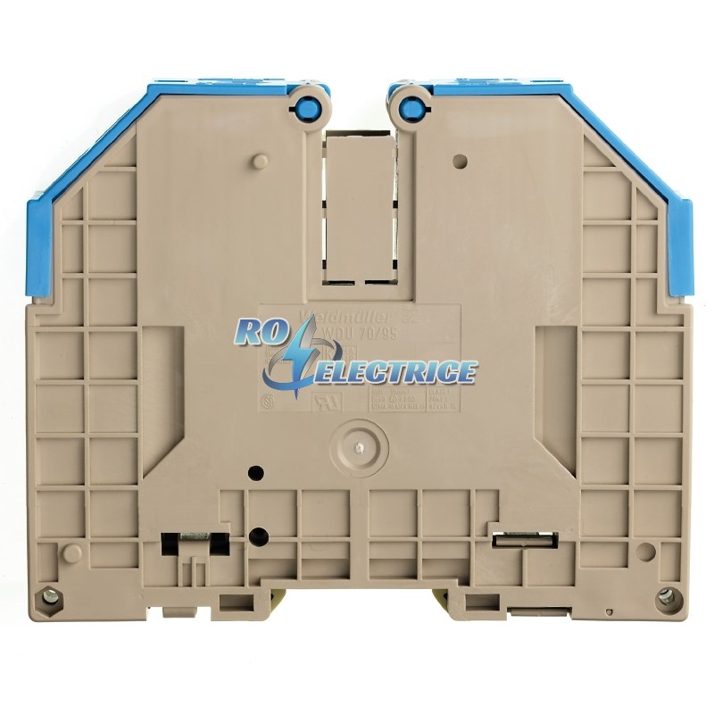 WDU 70/95 BL; W-Series, Feed-through terminal, Rated cross-section: 95 mm?, Screw connection, Direct mounting