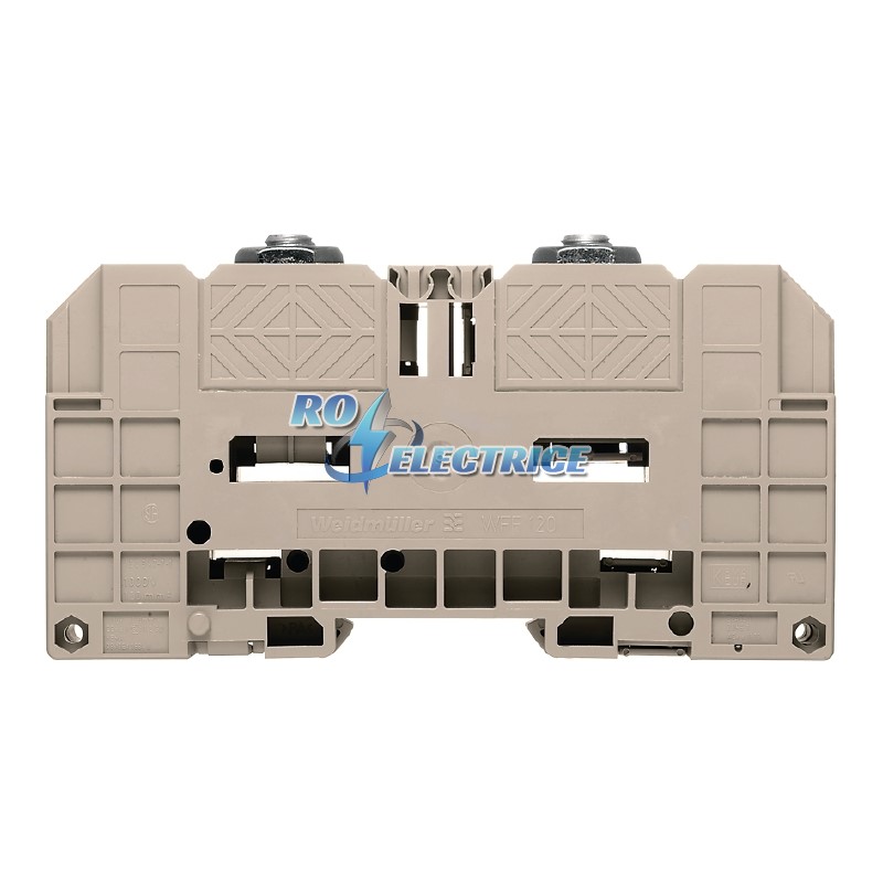 WFF 120; Bolt-type screw terminals, Feed-through terminal, Rated cross-section: 120 mm?, Threaded stud connection, Direct mounting