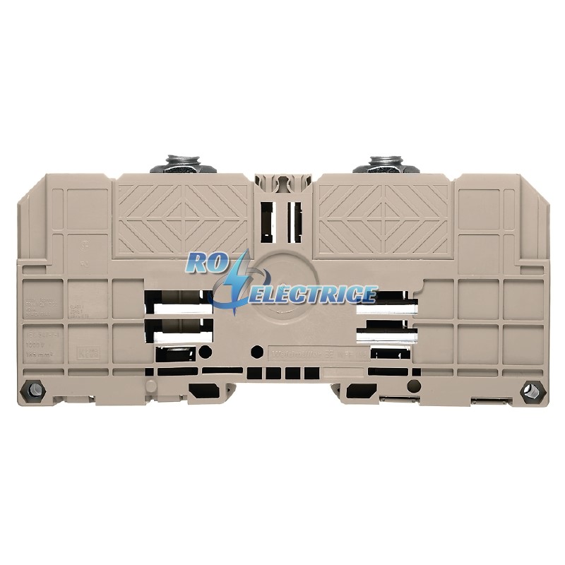 WFF 185; W-series terminal with clamping yoke connection, Feed-through terminal, Rated cross-section: 185 mm?, Threaded stud connection, 