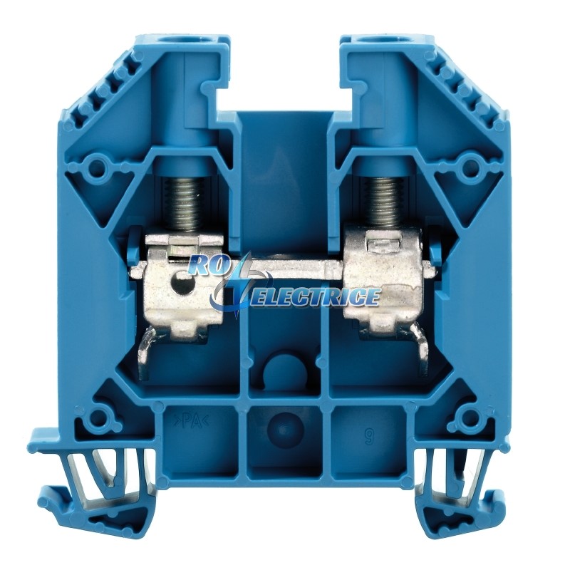 WDU 16/ZA BL; W-Series, Feed-through terminal, Rated cross-section: 16 mm?, Screw connection, Direct mounting