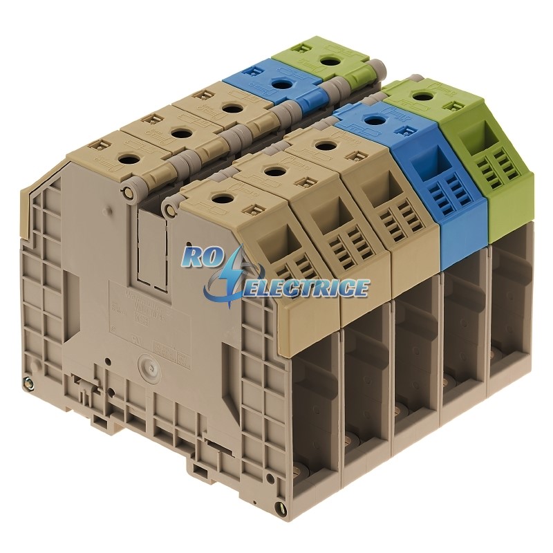 WDU 70/95/5/N; W-Series, Feed-through terminal, Rated cross-section: 95 mm?, Screw connection, Direct mounting