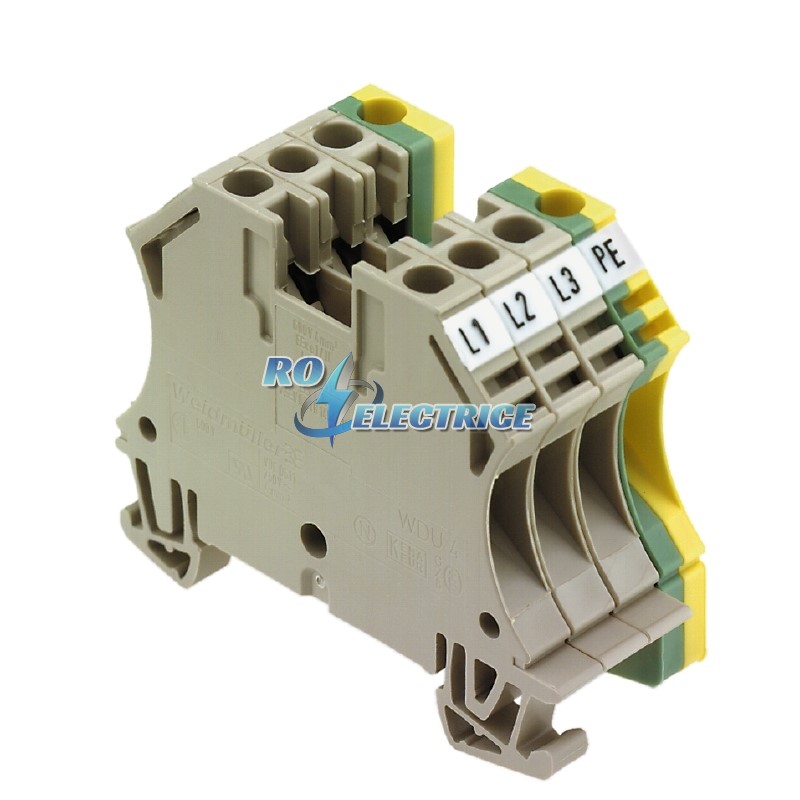 WMA 4/4; W-Series, Feed-through terminal, Motor-connection terminal, Rated cross-section: 4 mm?, Screw connection, Direct mounting