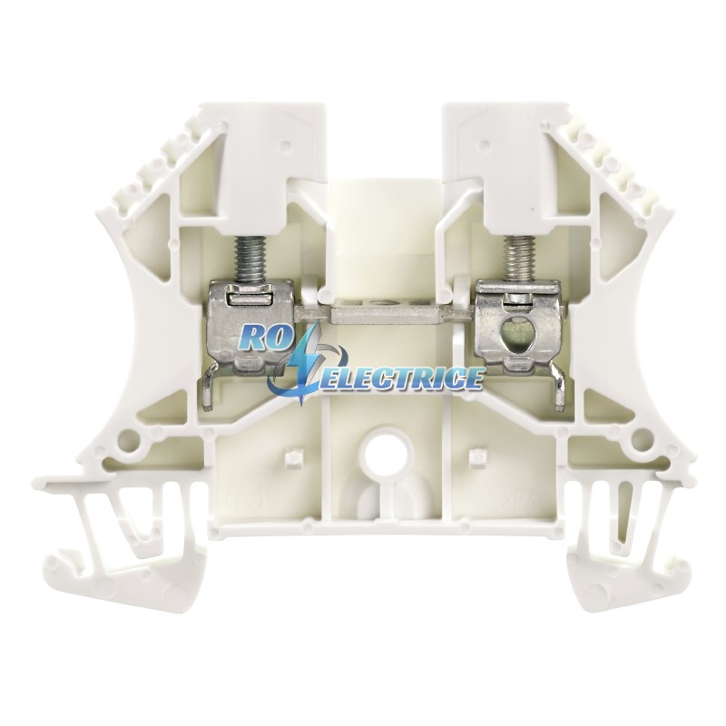 WDU 4 WS; W-Series, Feed-through terminal, Rated cross-section: 4 mm?, Screw connection, Direct mounting