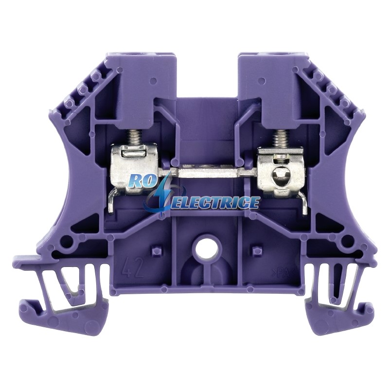 WDU 4 PA/VI; W-Series, Feed-through terminal, Rated cross-section: 4 mm?, Screwed, Direct mounting