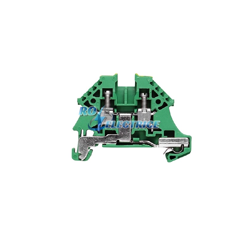 WPE 4N; W-Series, PE terminal, Rated cross-section: 4 mm?, Screw connection, Direct mounting
