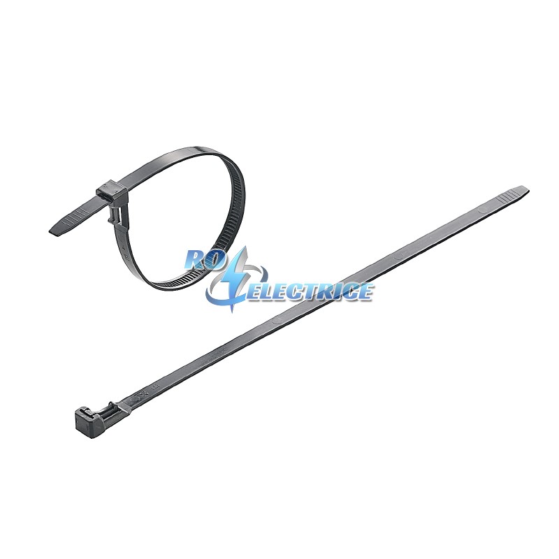 CB-R 250/7.5 BLACK; Cable ties, LxW: 250 x 7.5 mm, Polyamide 66, 220 N