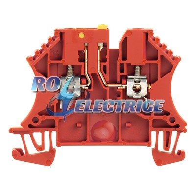 WTR 2.5 STB2.3 RT; W-Series, Test-disconnect terminal, Rated cross-section: 2.5 mm?, Screw connection, Direct mounting