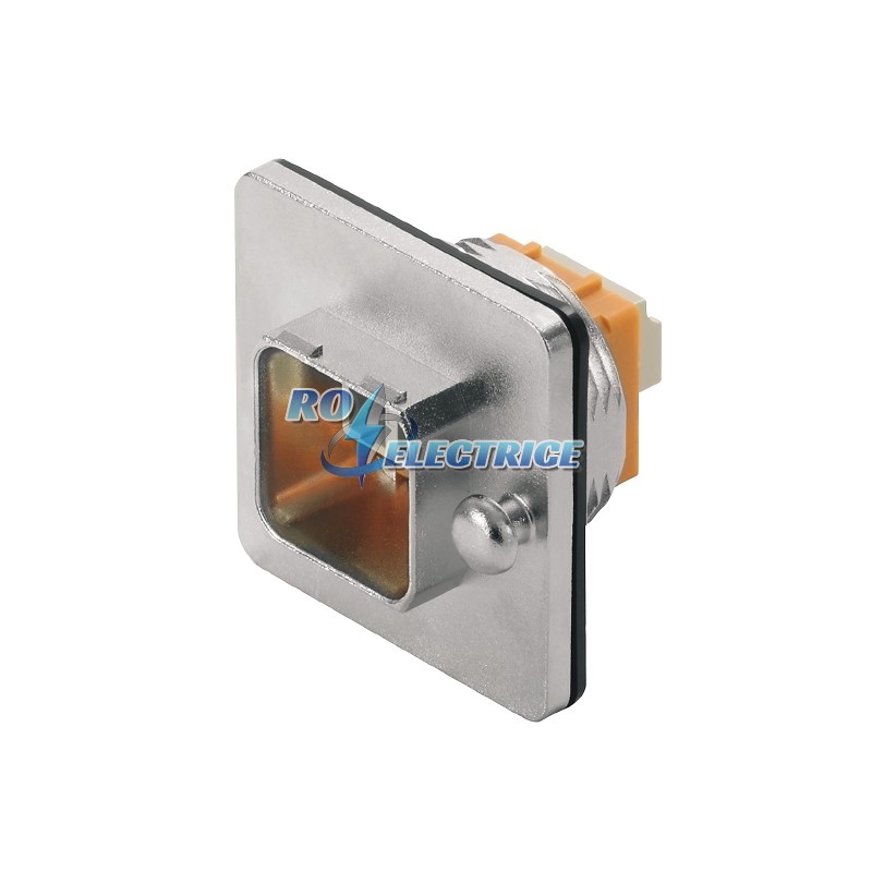 IE-BSC-V14M-LCD-MM-C; Flange FO, IP 67, Variant 14 central cable gland, LC Duplex coupling, Multimode