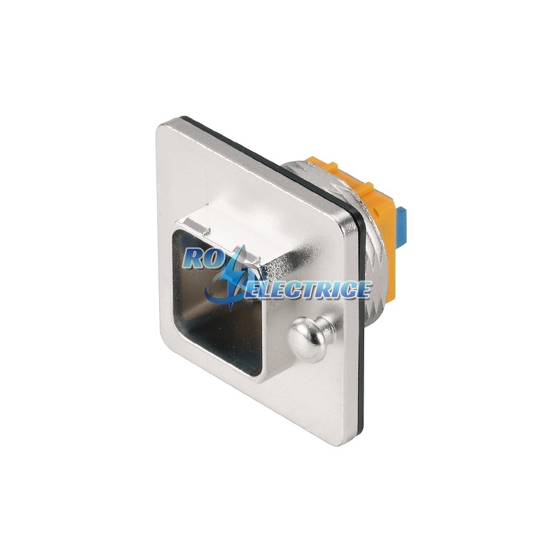 IE-BSC-V14M-LCD-SM-C; Flange FO, IP 67, Variant 14 central cable gland, LC Duplex coupling, Singlemode