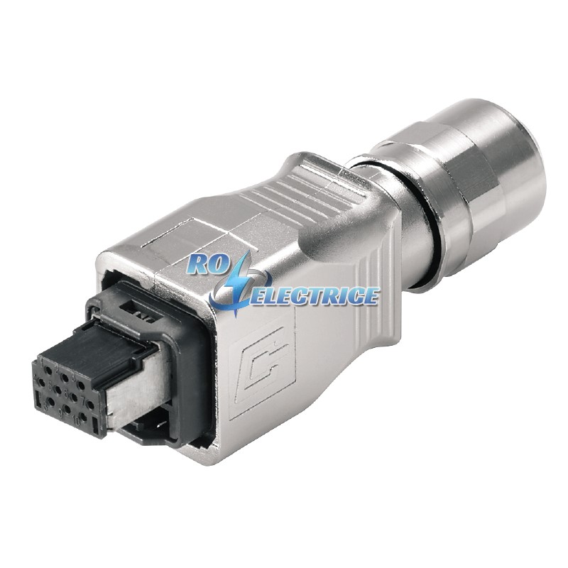 IE-PS-V14M-HYB-10P; Hybrid plug, Cat.5 (ISO/IEC 11801)