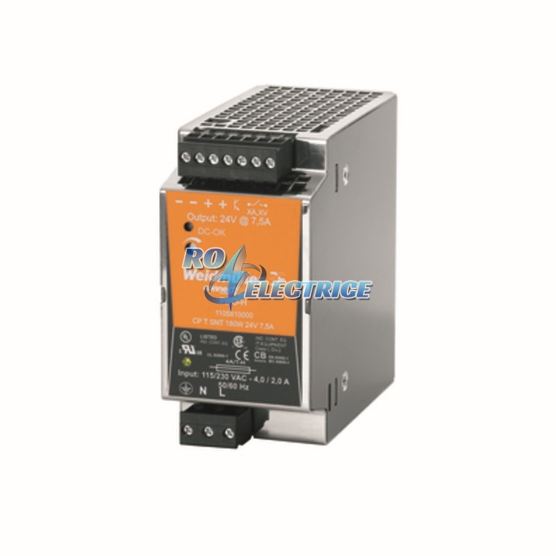 CP T SNT 180W 24V 7,5A; Power supply, switch-mode power supply unit