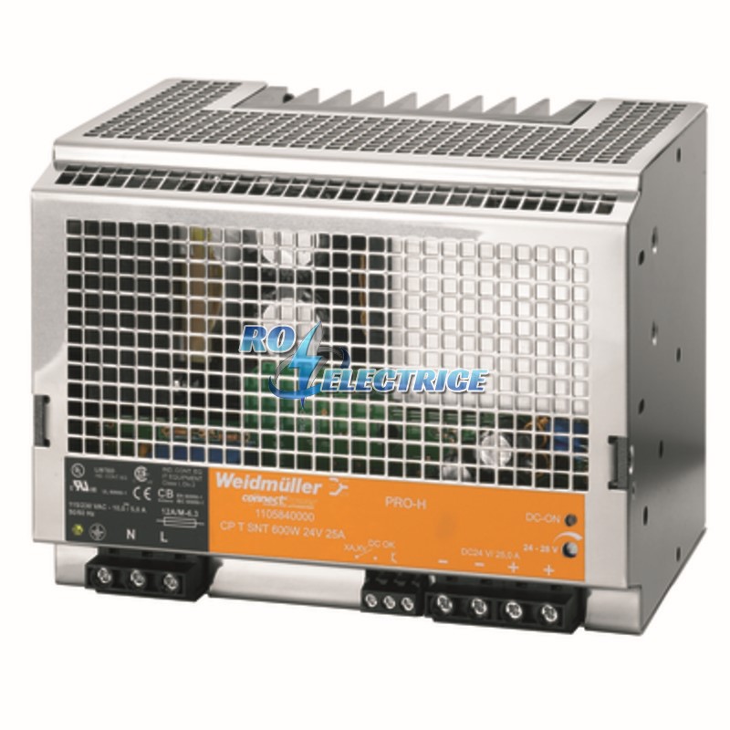 CP T SNT 600W 24V 25A; Power supply, switch-mode power supply unit