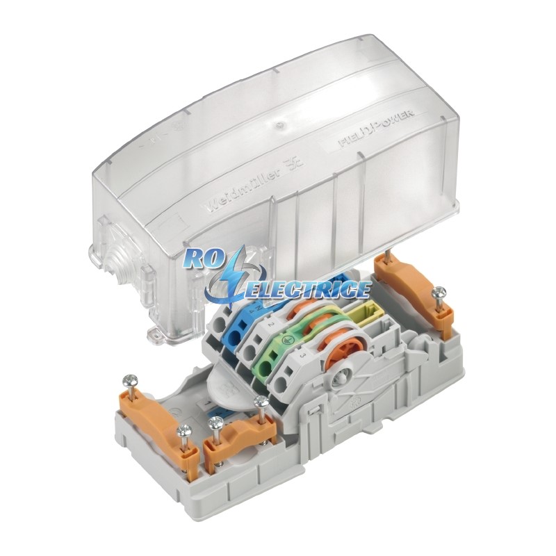 PowerTerminal GK; FieldPower? Box, IP 30, Polycarbonate, With transparent hood