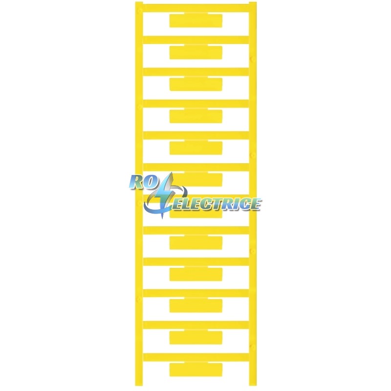 WAD 8 MC NE GE; Group marker, Terminal markers, MultiCard, 33.3 x 8 mm, Polyamide 66, Colour: Yellow