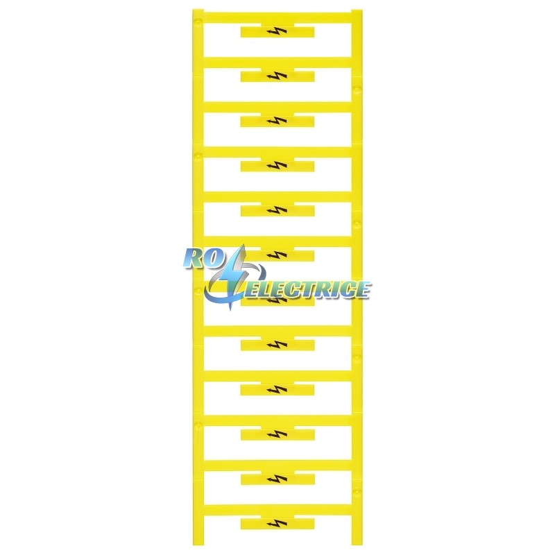 WAD 5 MC B GE/SW; Group marker, Terminal markers, MultiCard, 33.3 x 5 mm, Polyamide 66, Colour: Yellow