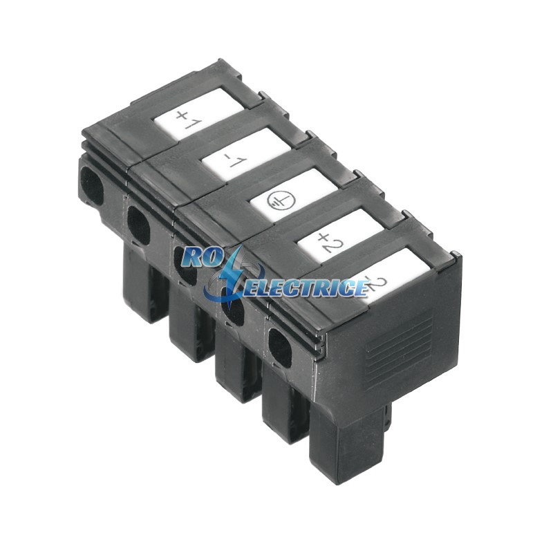 PTS 4 DC; FieldPower?, Plug-in connector, PUSH IN, 0.5 mm? - 4 mm?, No. of poles: 5