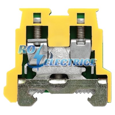 AKE 2.5; SAK Series, Earth terminal, Rated cross-section: 2.5 mm?, Screw connection, Direct mounting