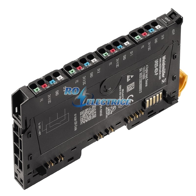 UR20-4DI-P; Remote I/O module, IP 20,  Digital signals, Input, 4-channel