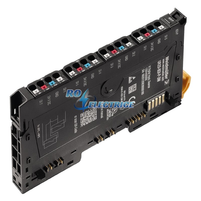 UR20-8DI-P-3W; Remote I/O module, IP 20,  Digital signals, Input, 8-channel, Triple-conductor connection system
