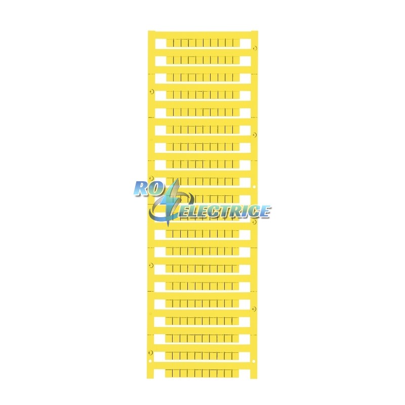 DEK 5/5 MC-10 NE GE; Terminal markers, MultiCard, 5 x 5 mm, Polyamide 66, Colour: Yellow