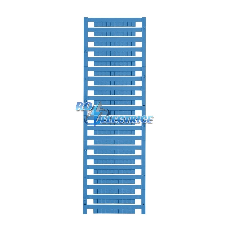 DEK 5/5 MC-10 NE BL; Terminal markers, MultiCard, 5 x 5 mm, Polyamide 66, Colour: Blue
