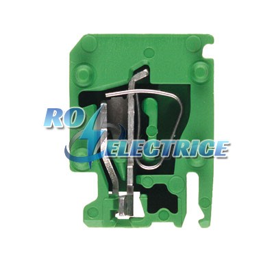 ZVL 1.5/PE GN; Z-series, Plug-in connector, Rated cross-section: 1.5 mm?, Tension clamp connection, Wemid, Green, 