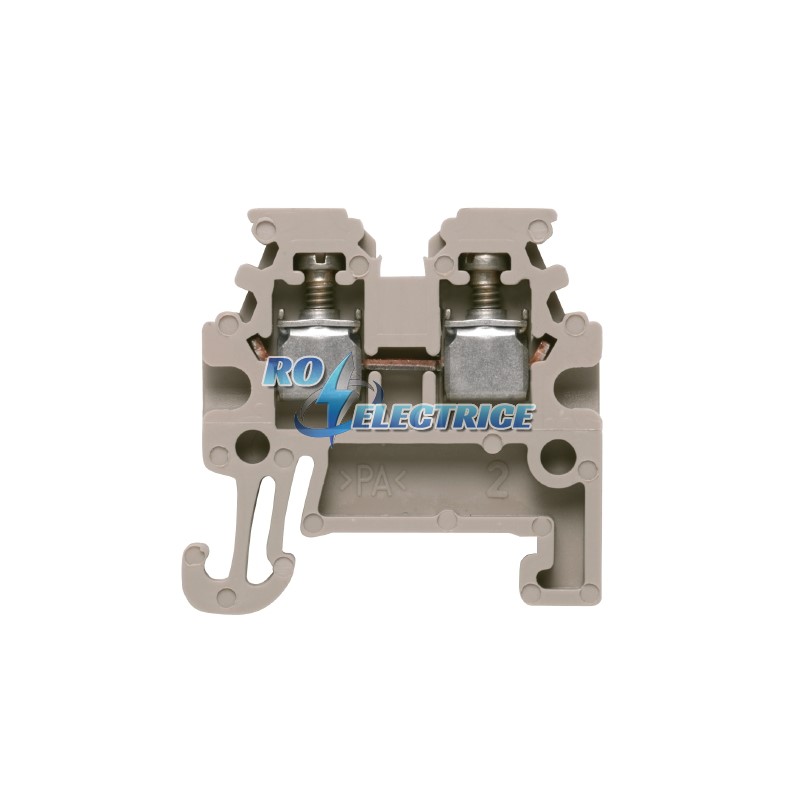 WDU 1.5/R3.5; W-Series, Feed-through terminal, Rated cross-section: 1.5 mm?, Screw connection, Direct mounting